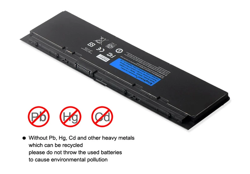 WD52H Battery for Dell Latitude E7240 E7250 Ultrabook — 7.4V 45Wh