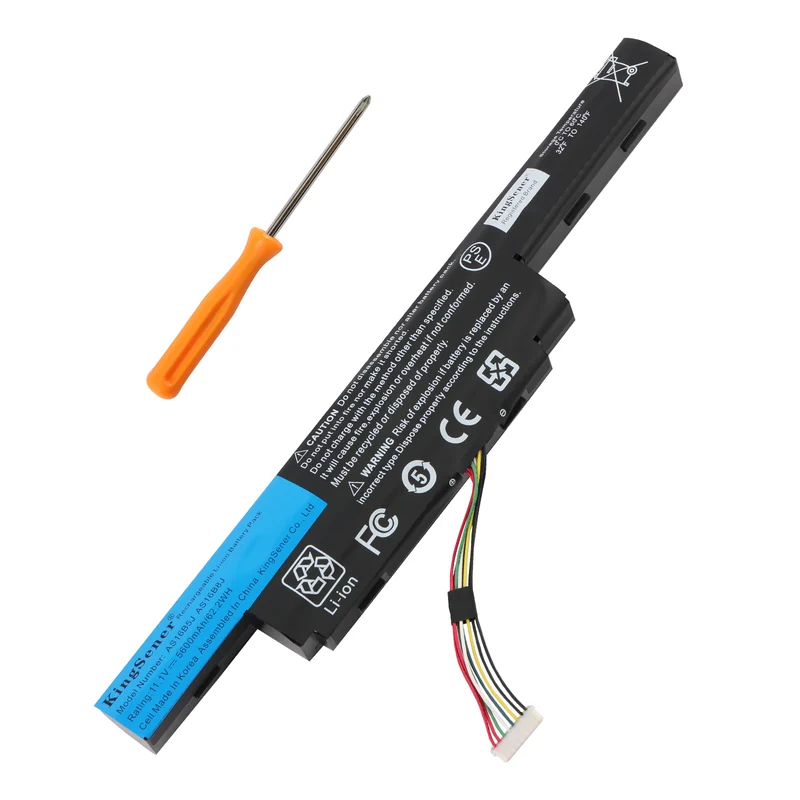 AS16B5J AS16B8J Battery for Acer Aspire E5-575G-53VG — 10.95V 5600mAh 61.3Wh