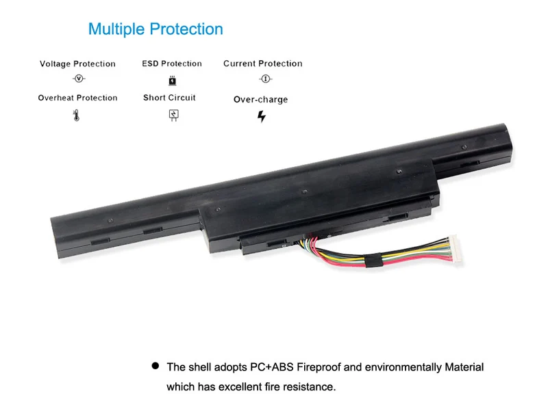 AS16B5J AS16B8J Battery for Acer Aspire E5-575G-53VG — 10.95V 5600mAh 61.3Wh