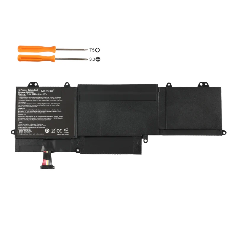 C23-UX32 Battery for ASUS ZenBook UX32 VivoBook U38N — 7.4V 6520mAh