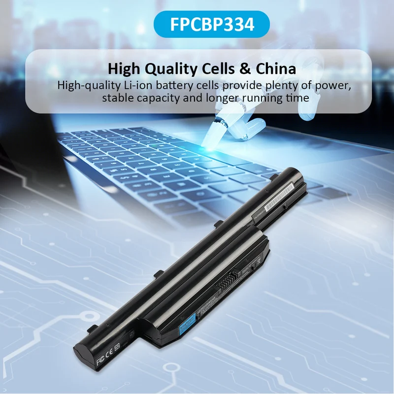 FPCBP334 Battery for Fujitsu LifeBook LH532 LH532AP LH522 — 10.8V 4400mAh