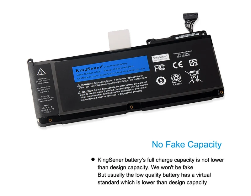 A1331 Battery for MacBook 13.3 Unibody A1342 (Late 2009–Mid 2010)