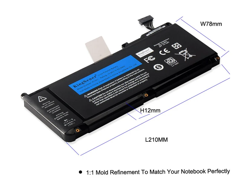 A1331 Battery for MacBook 13.3 Unibody A1342 (Late 2009–Mid 2010)