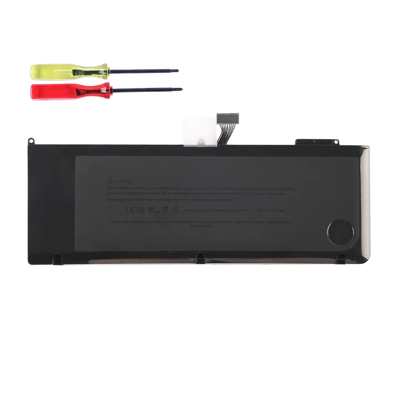 A1382 Battery for MacBook Pro 15 A1286 (Early 2011–Mid 2012) — 10.95V 77.5Wh 7200mAh