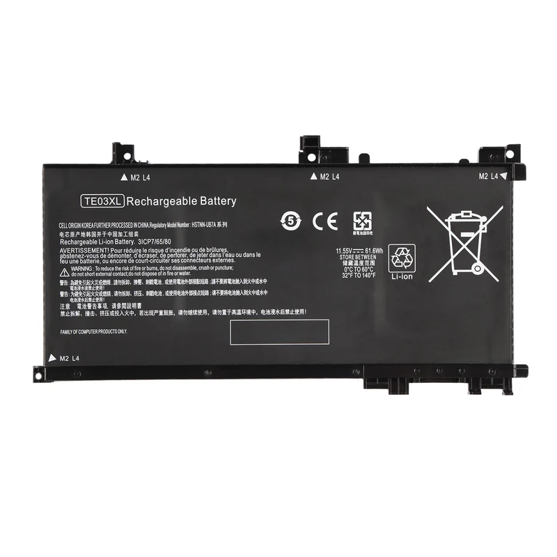 HP Omen 15-AX series Pavilion 15-BC Battery Replacement TE03XL 11.55V 61.6Wh