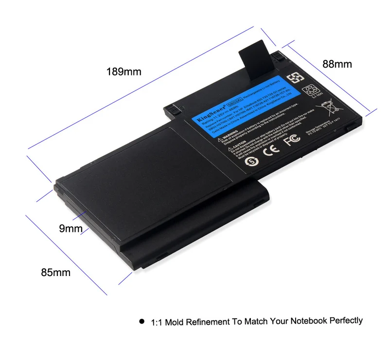 SB03XL Battery for HP EliteBook 720 725 820 G1 G2 — 11.25V 46Wh