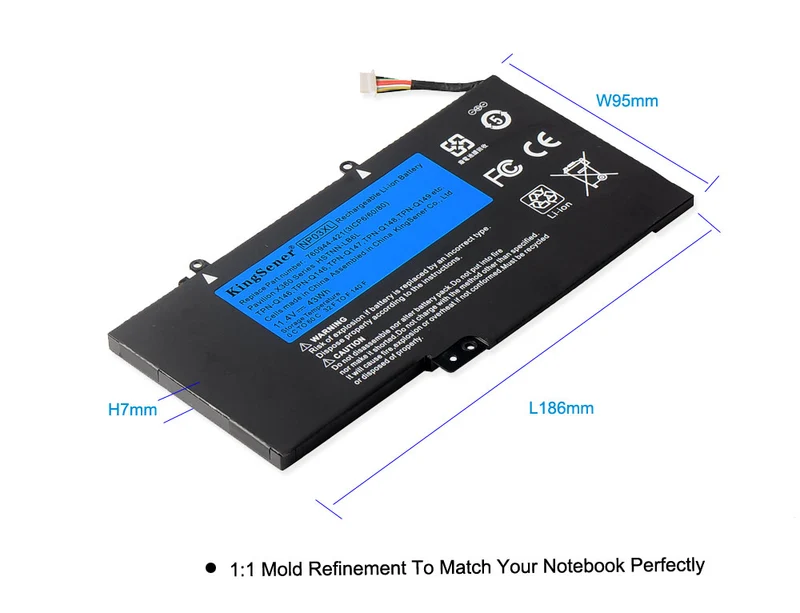 NP03XL Battery for HP Pavilion X360 13-A 15-U Series TPN-Q146 HSTNN-LB6L — 11.4V 43Wh