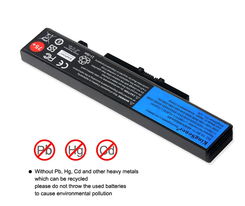 L11S6Y01 Battery for Lenovo ThinkPad E430 E431 E435 E530 E535 E540 Y480 B490 — 10.8V 48Wh