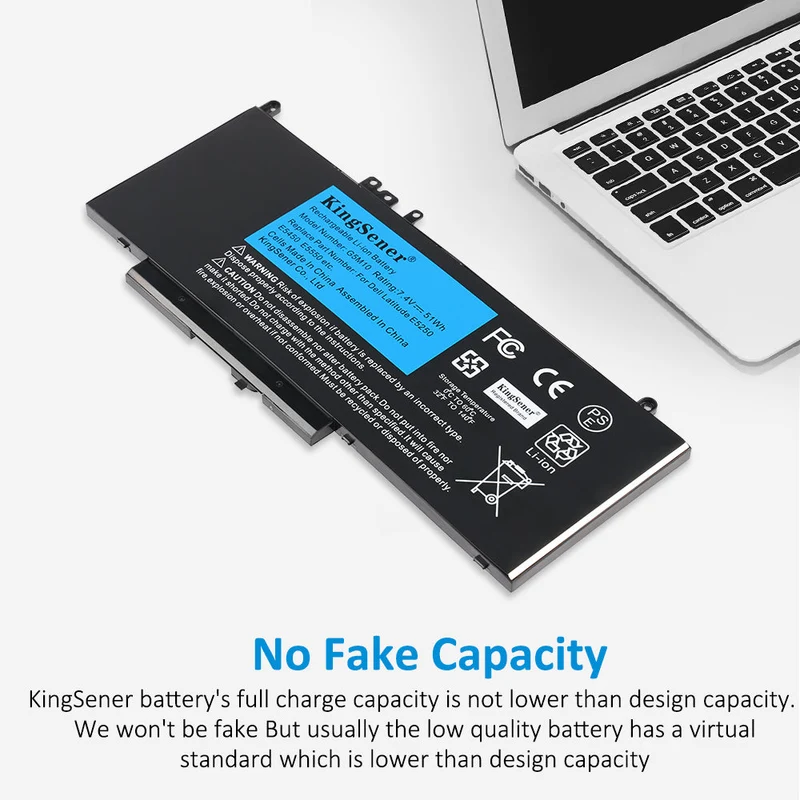 G5M10 Replacement Battery for Dell Latitude E5250 E5450 E5550 — 7.4V 51Wh
