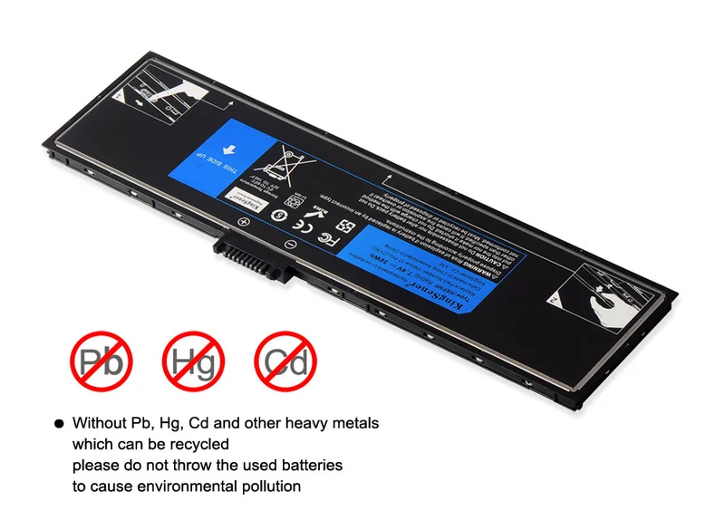 HXFHF Laptop Battery for Dell Venue 11 Pro (7130) (7139) 7310 Tablet PC — 7.4V 36Wh