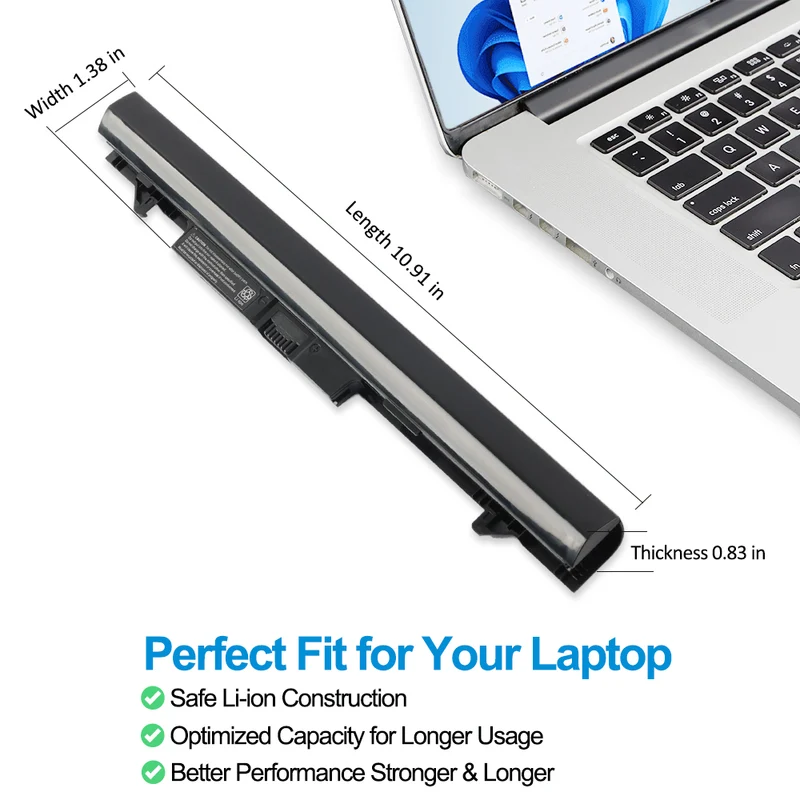 RA04 RA04XL Replacement Battery for HP ProBook 430 G1 G2 — 14.8V 44Wh