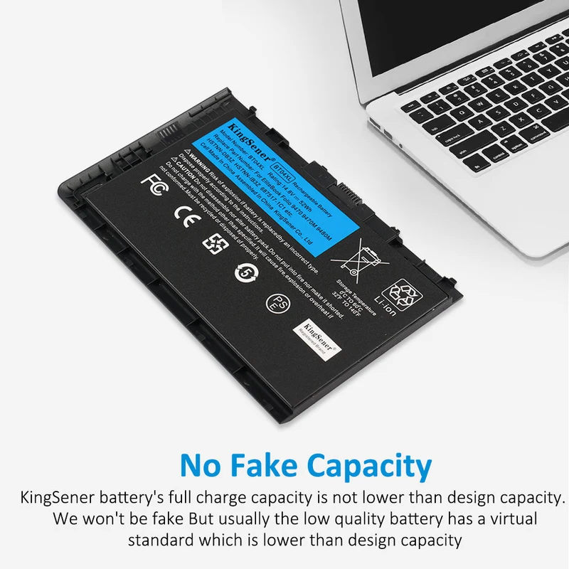 BT04XL Replacement Battery for HP EliteBook Folio 9470M 9480M — 14.8V 52Wh