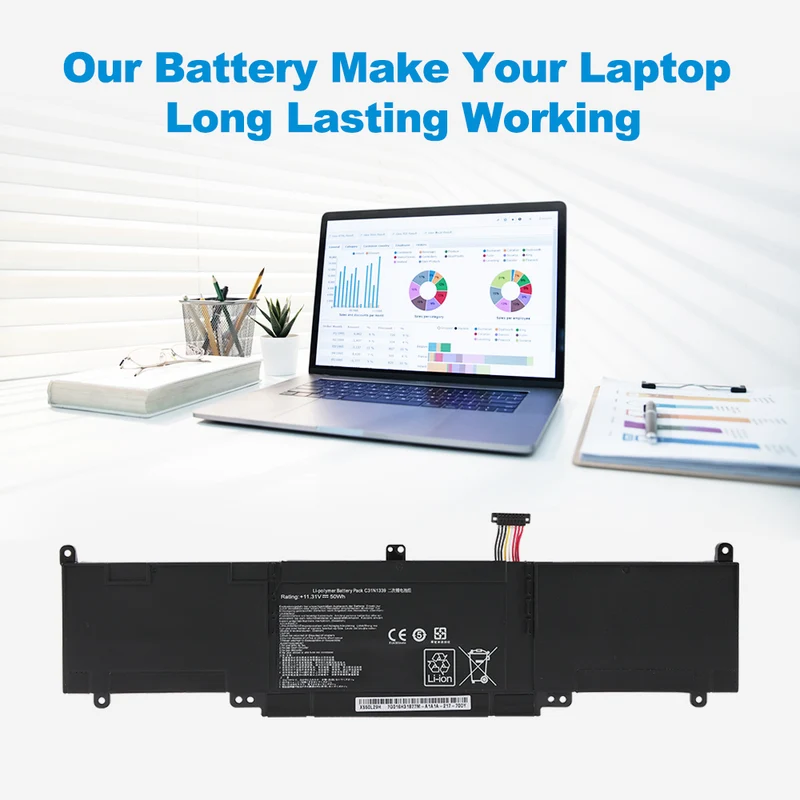 C31N1339 Replacement Battery for ASUS ZenBook UX303 UX303L UX303U UX303UB (11.31V 50Wh)