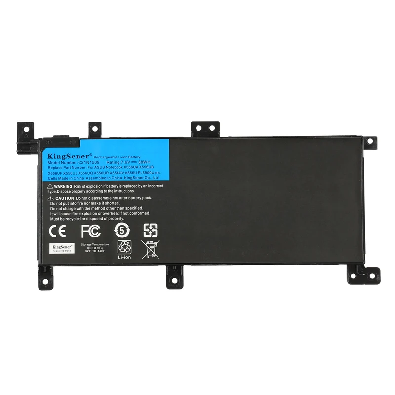 C21N1509 Replacement Battery for ASUS VivoBook X556UA X556UB X556UF X556UJ, 7.6V 38Wh