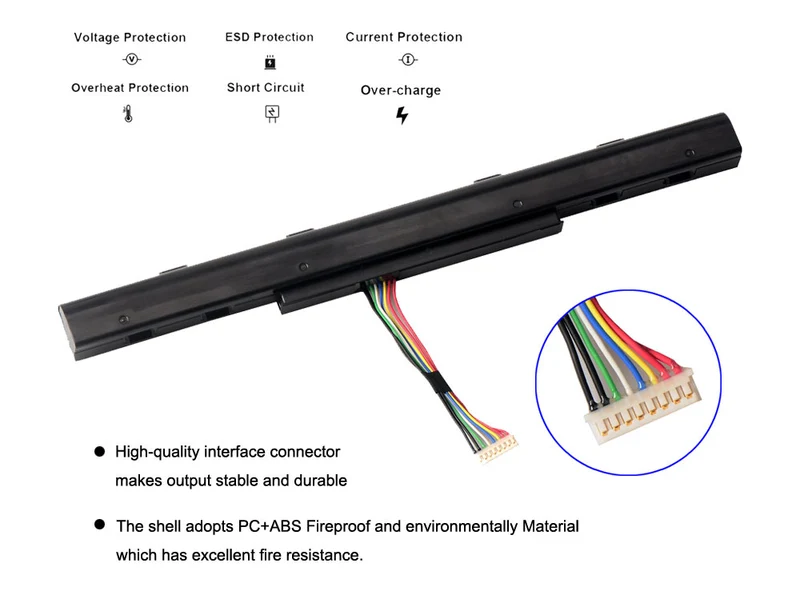 AS16A5K AS16A7K AS16A8K Replacement Battery for Acer Aspire E15 E5-475G E5-575G E5-774G, 14.8V 41.4Wh