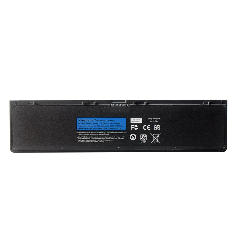34GKR Battery for Dell Latitude E7420 E7440 E7450 — 7.4V 47Wh