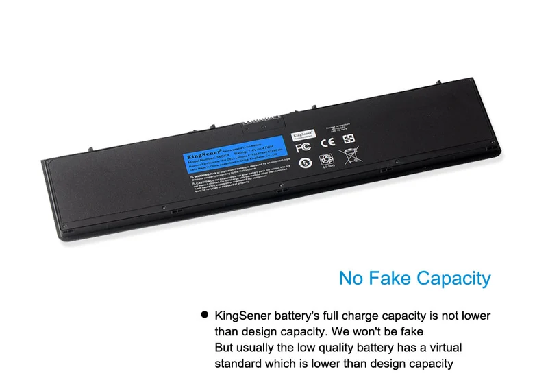 34GKR Battery for Dell Latitude E7420 E7440 E7450 — 7.4V 47Wh