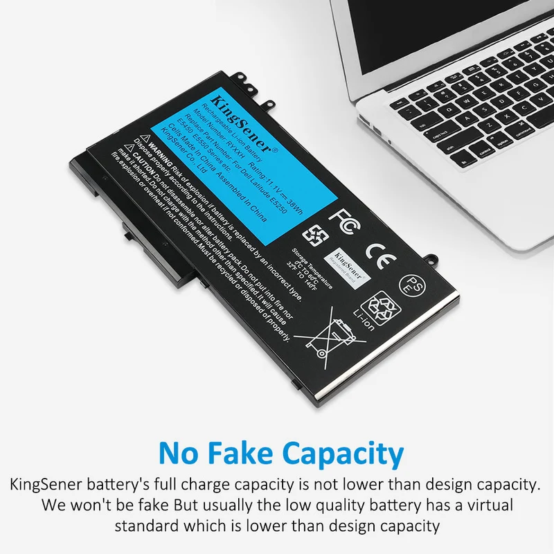 Dell Latitude E5250 E5450 E5550 Battery Replacement RYXXH 11.1V 38Wh