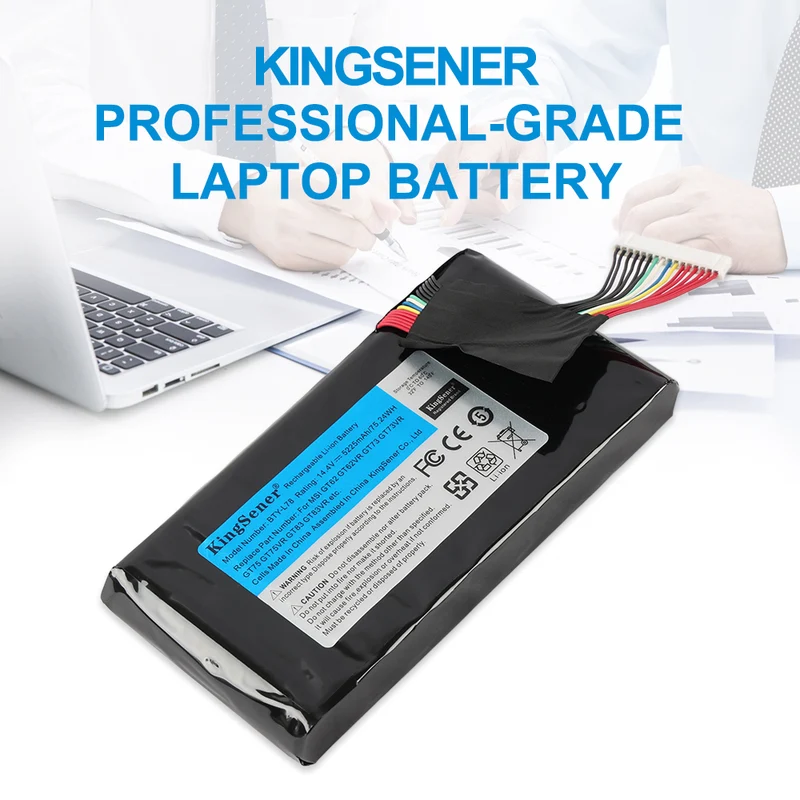 BTY-L78 Laptop Battery for MSI GT62 GT73 GT80 GT83 — 14.4V 75.24Wh