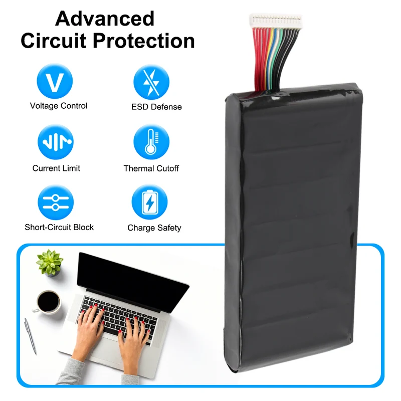 BTY-L78 Laptop Battery for MSI GT62 GT73 GT80 GT83 — 14.4V 75.24Wh