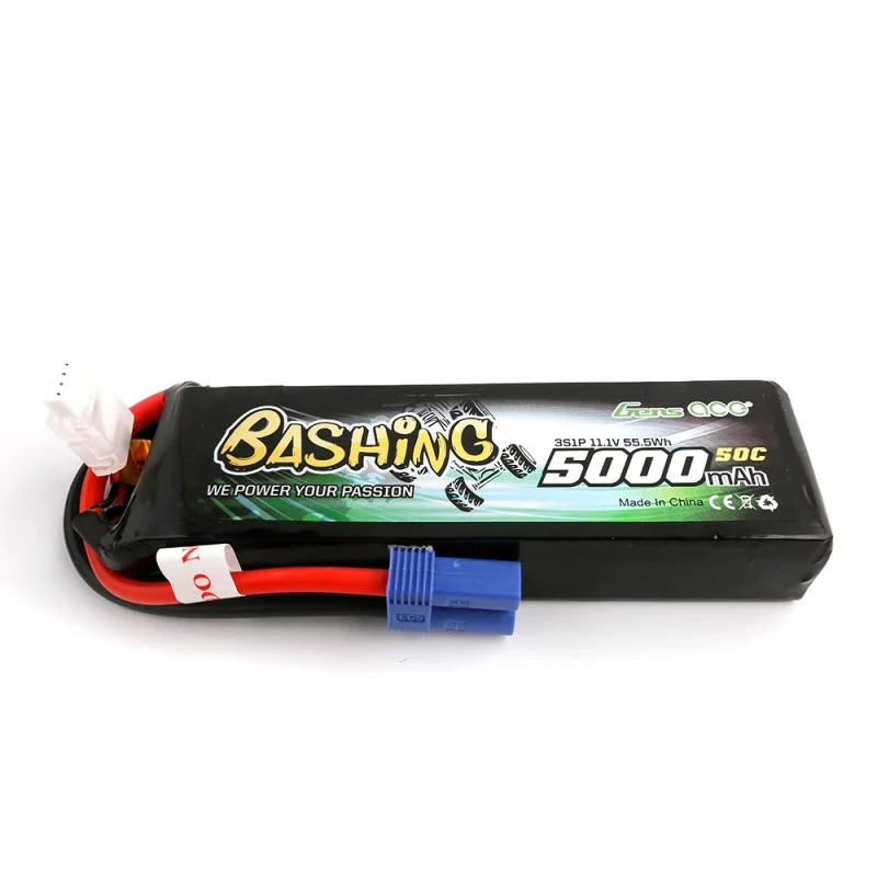 Gens Ace Bashing Accu lipo 11.1v 5000mAh 3S1P 60C EC5