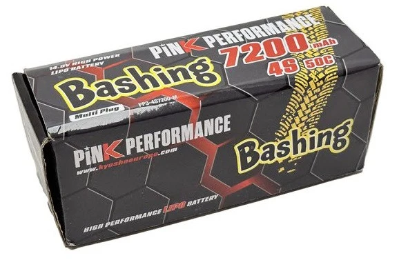 Pink Performance Batterie Lipo 4S 14.8v 50C 7200mAh Multi
