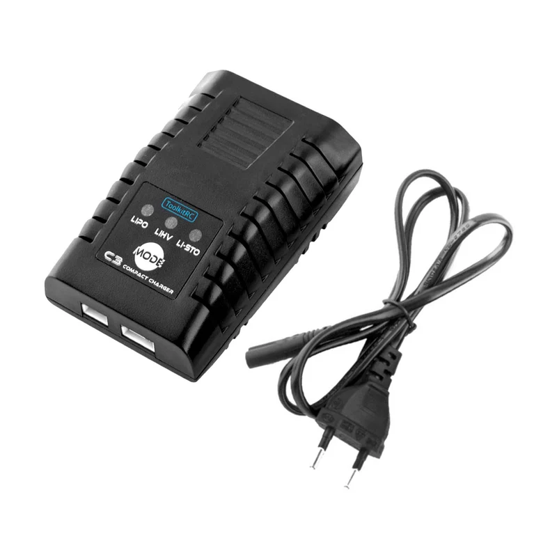 ToolkitRC Chargeur C3 2-3S 2.2A 25W AC 12400