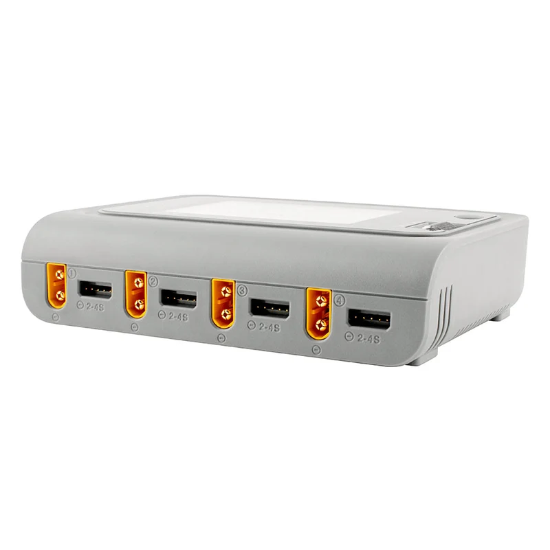 ToolkitRC Chargeur Quad Q4AC 1-4S 5A 200W AC/DC 12000