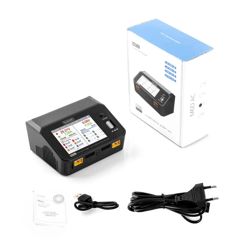 ToolkitRC Chargeur Duo M6DAC 1-6S 25A 700W AC/DC 11500