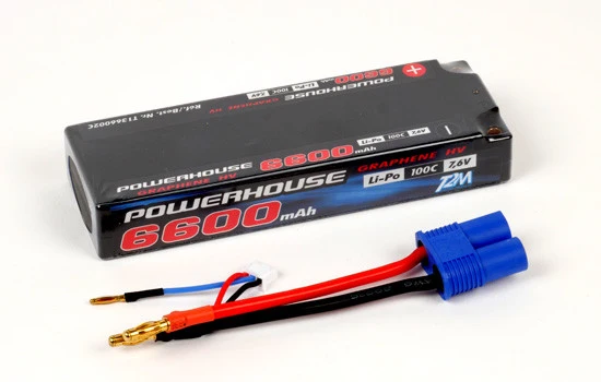 FG Batterie Power Pack 2S 7.6V 6600mAh 100C 6556