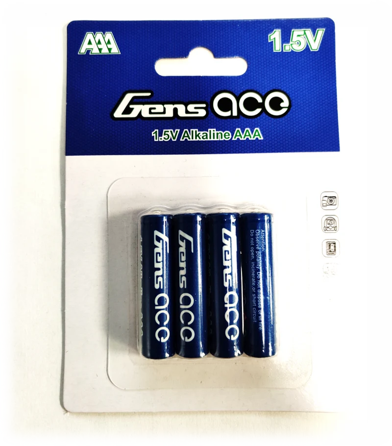 GENS ACE Piles Alcaline R3 AAA 1.5V (x4)