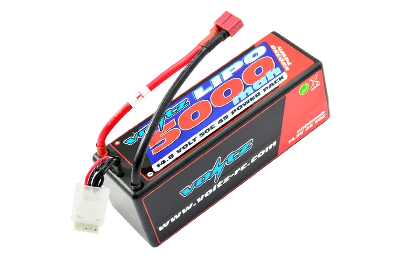 Voltz Batterie Lipo 5000mah 4S 14.8V 50C Hard Case Dean