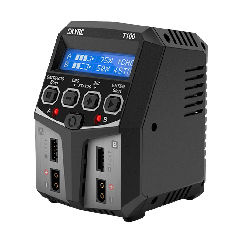SkyRc Chargeur T100 Duo 2x50W AC SK100162