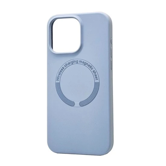 Magsafe Silicone Case For iPhone 16 Pro (purple)