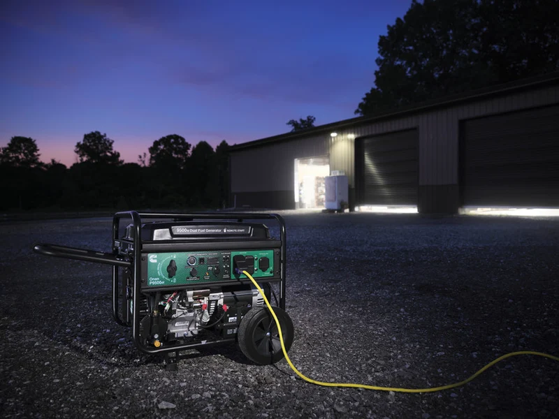 Cummins Onan Dual Fuel (GAS/LPG) Portable Generator | P9500DF