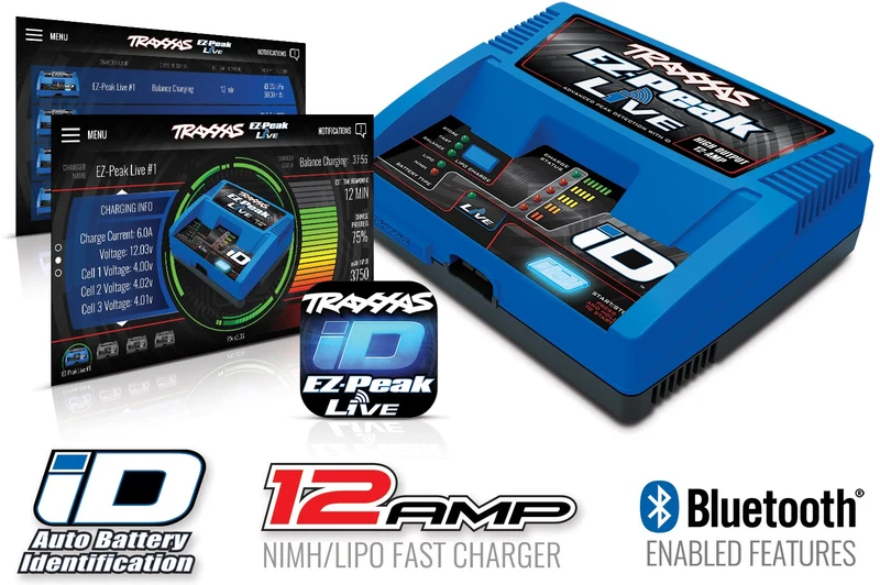 Traxxas Chargeur EZ-Peak Live iD Bluetooth 100W 2971G