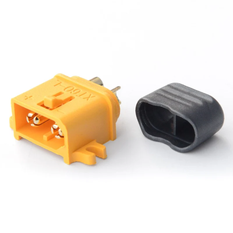 Beez2B Connecteur prise XT60-L avec capuchon Male (10x) BEEC2035M