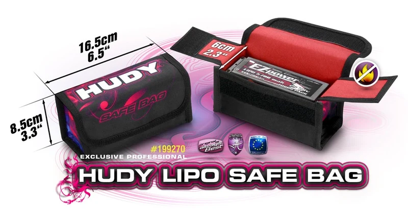 Hudy Sac de protection lipo 16.5x8.5cm 199270