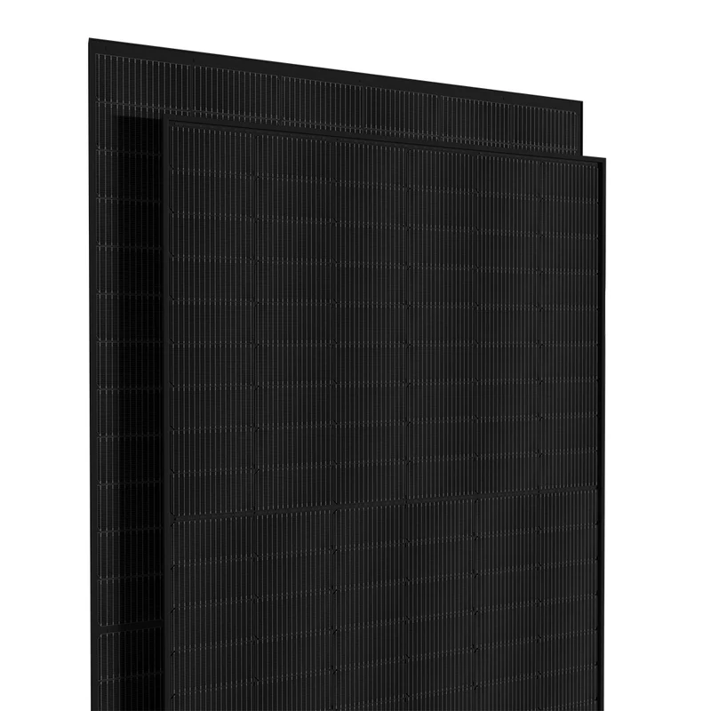 Elios Voltaic 600HC-BF | 600W Bifacial Solar Panel, N-Type, Half-Cell, 35mm Black Frame