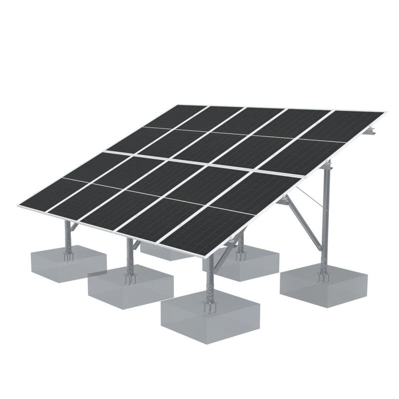 Elios Terra G8-10 Ground Mount Solar Racking System | 8 or 10 Panel
