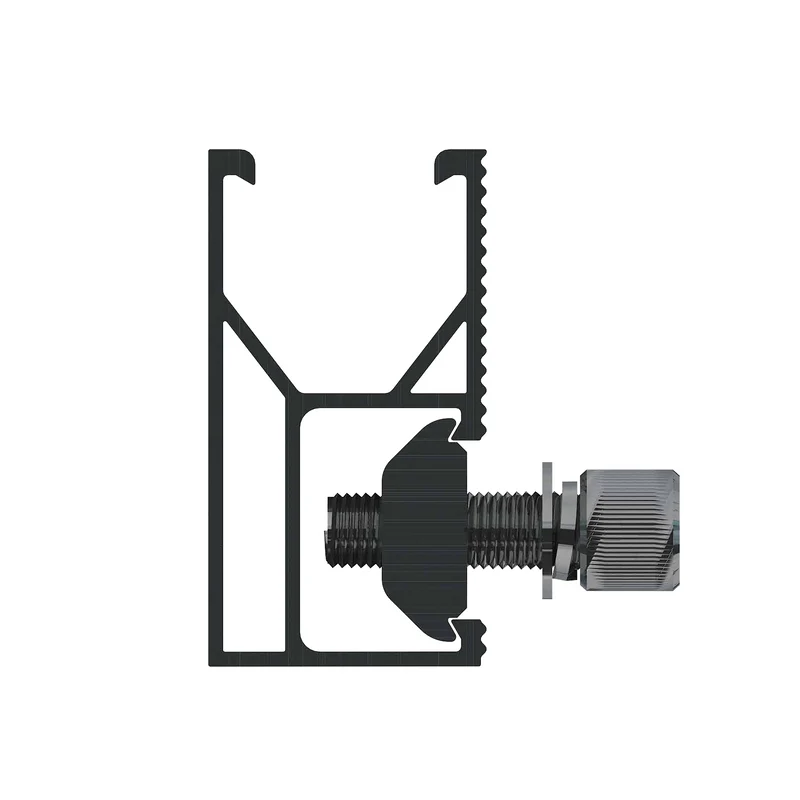 Elios Black Sliding Nut/Bolt 20mm for Elios Solar Rail