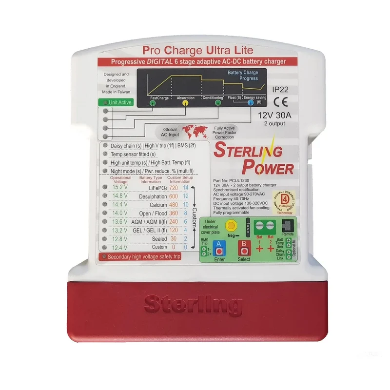 Sterling Power Pro Charge Ultra Lite | 12V 30A