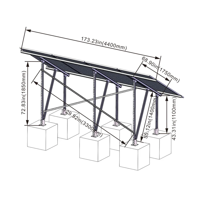 Elios Terra G4 | Ground Mount System For 4 Solar Panels