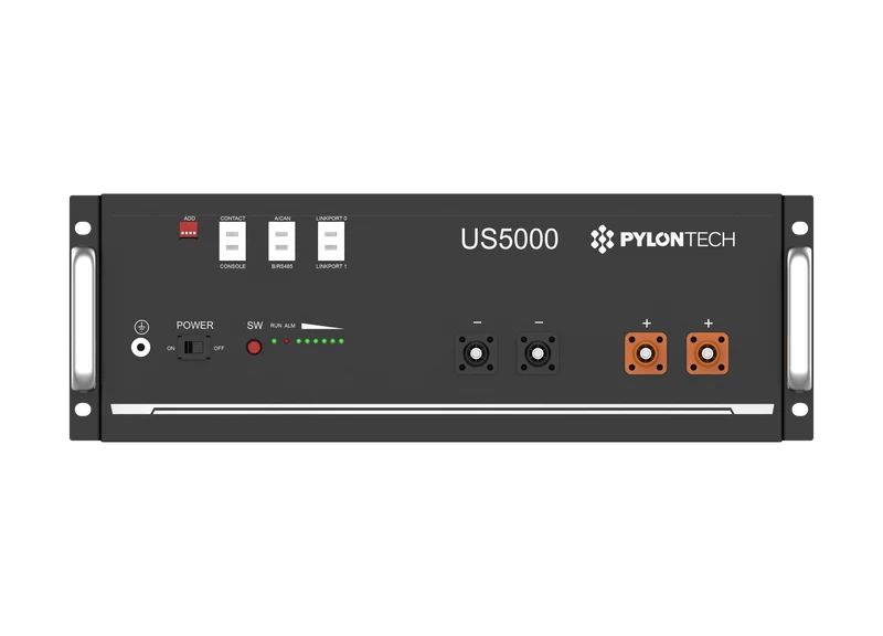 Pylontech US5000 Rechargeable Li-on Battery 4.8kWh/100Ah, 48V | Commercial Grade