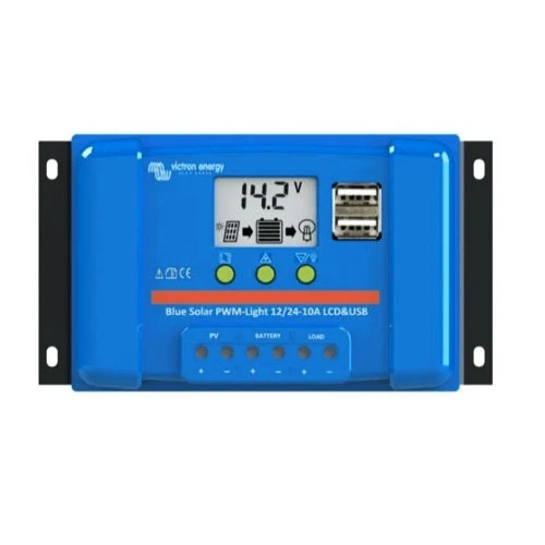 Victron Energy BlueSolar PWM-LCD&USB 12/24V-10A