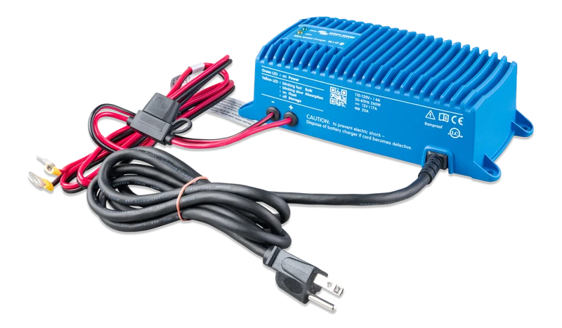 Victron Energy Blue Smart IP67 Battery Charger12/25(1) 120V NEMA 5-15 | BPC122547106