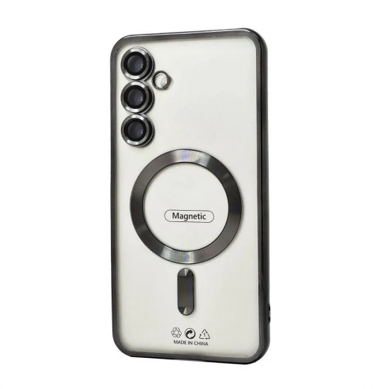 Electroplated Magsafe TPU Case for Samsung Galaxy S23 (black)
