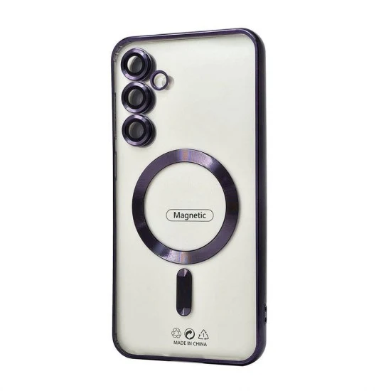 Electroplated Magsafe TPU Case for Samsung Galaxy S23 Ultra (purple)