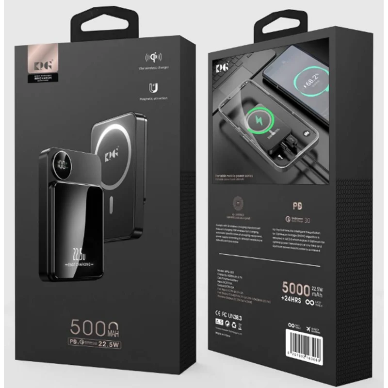 WPG051 Magsafe 5K mAh Battery Pack (black)
