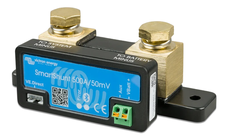 Victron Energy SmartShunt 500A/50mV | Smart Battery Shunt | SHU050150050
